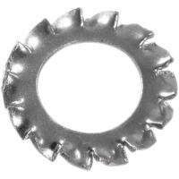 Шайба стопорная зубчатая М10 DIN 6798А нержавеющая сталь А2